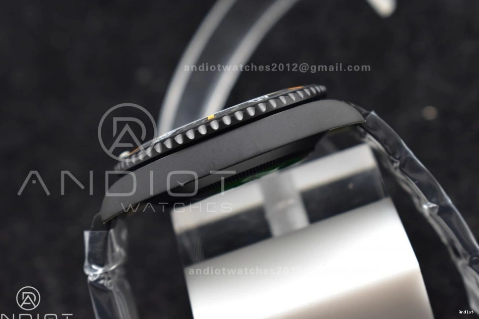 1:1 470 DIW Edition Black Orange Dial VS Upgraded VSF on DLC Best DLC Submariner Bracelet 0816